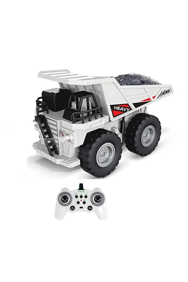 1/24 Uzaktan Kumandalı Damperli İnşaat Kamyonu 11 Kanal RC İş Makinesi