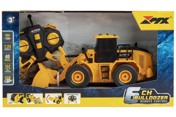 RC Uzaktan Kumandalı Bulldozer – Gerçekçi İnşaat Makinesi