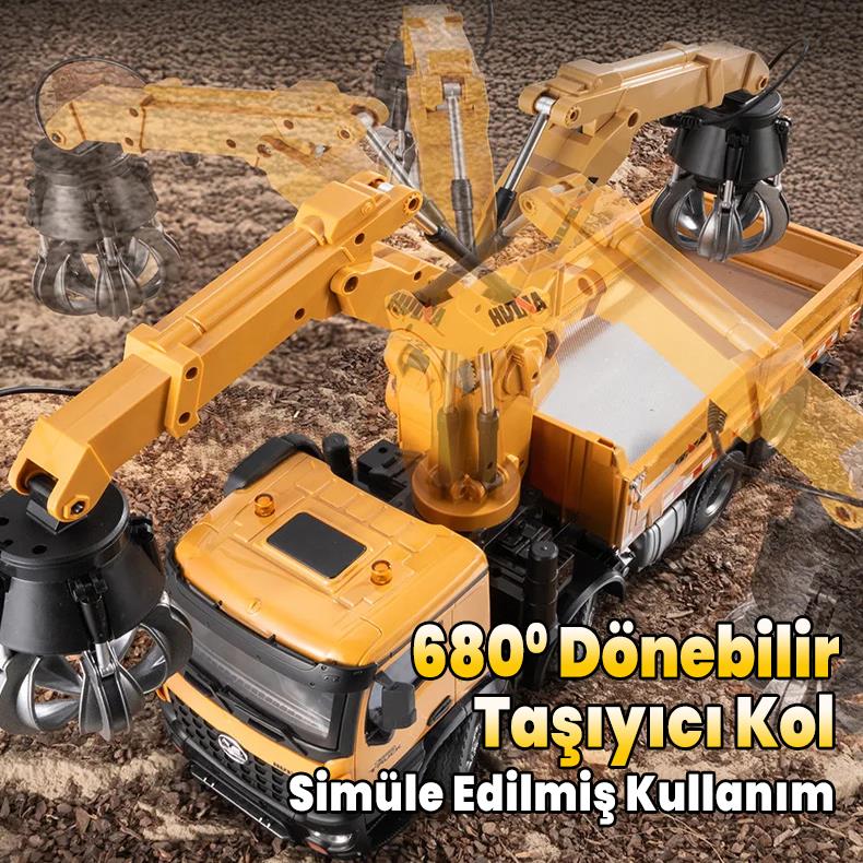 HUINA 1538 RC kereste kamyonu ön görünüm