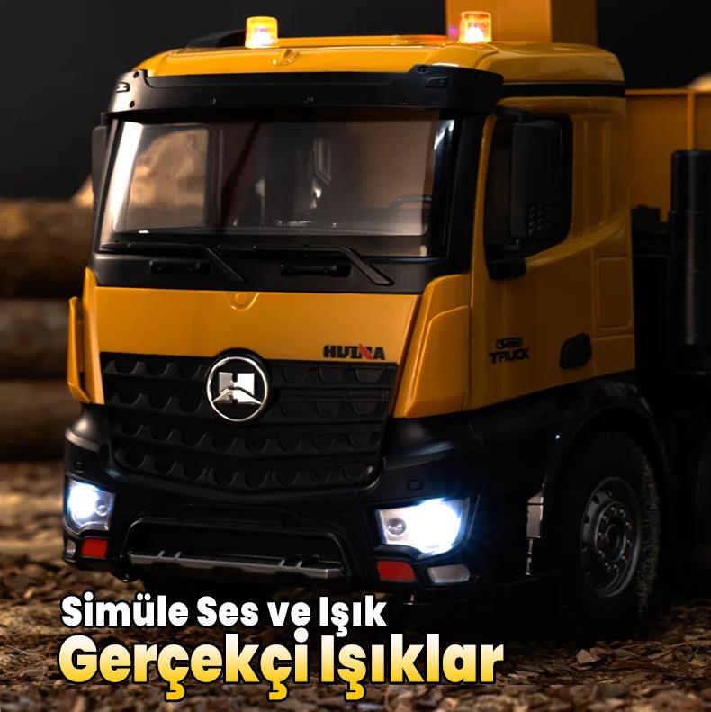 HUINA 1538 RC kereste kamyonu ön görünüm
