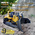 HUINA 1554 1/16 11CH RC Paletli Buldozer | Profesyonel Uzaktan Kumandalı İş Makinesi