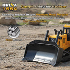 HUINA 1554 1/16 11CH RC Paletli Buldozer | Profesyonel Uzaktan Kumandalı İş Makinesi
