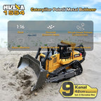 HUINA 1554 1/16 11CH RC Paletli Buldozer | Profesyonel Uzaktan Kumandalı İş Makinesi