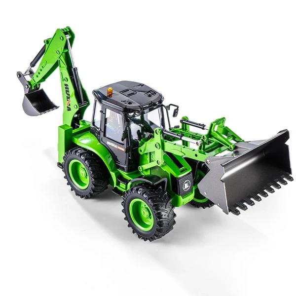 HUINA 1579 RC Wheel Loader | 1/14 9CH 2.4GHz Sesli Işıklı Uzaktan Kumandalı Kepçe İş Makinesi