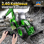 HUINA 1579 RC Wheel Loader | 1/14 9CH 2.4GHz Sesli Işıklı Uzaktan Kumandalı Kepçe İş Makinesi