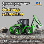 HUINA 1579 RC Wheel Loader | 1/14 9CH 2.4GHz Sesli Işıklı Uzaktan Kumandalı Kepçe İş Makinesi