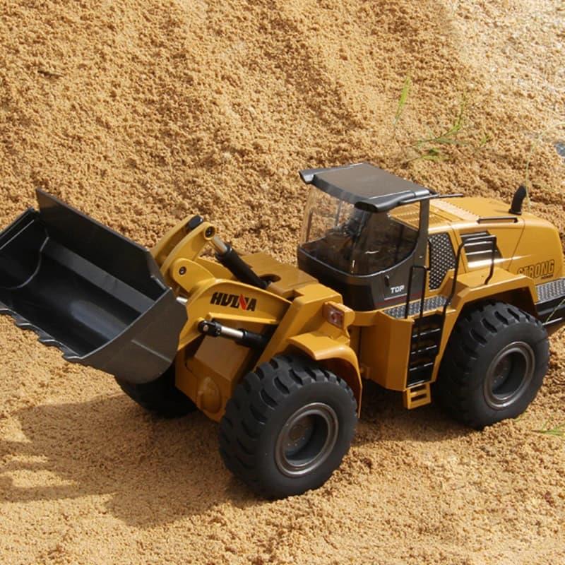 HUINA 1583 sesli ve ışıklı profesyonel RC wheel loader