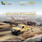 MN Model MN82 RC crawler arka görünüm 4WD offroad uzaktan kumandalı model araba
