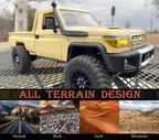 MN Model MN82 LED ışıklı RC crawler gece görünümü offroad model araba
