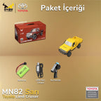 MN82 Toyota LC79 yan görünüm 1/12 ölçek RC crawler offroad model araç
