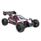 Redcat Shockwave kırmızı nitro yakıtlı RC buggy detay görünüm profesyonel RC araba
