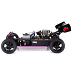 Redcat Shockwave 1/10 ölçek nitro RC buggy yan görünüm profesyonel uzaktan kumandalı araba
