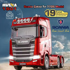 RC Şantiye | HUINA 1501 770S 1/18 19CH Scania RC Tır Çekicisi Kırmızı