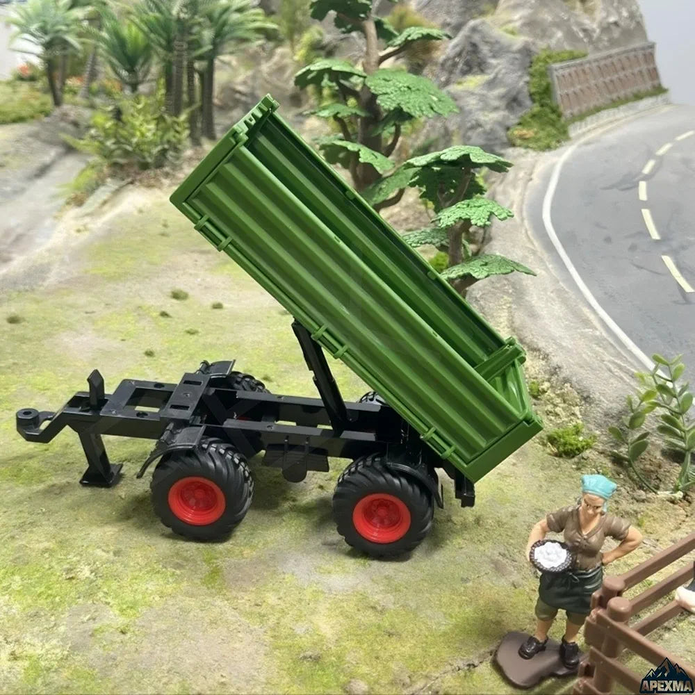 RC Römorklu Traktör | 1:24 Ölçek 2.4GHz Uzaktan Kumandalı Şarjlı Çiftlik Traktörü