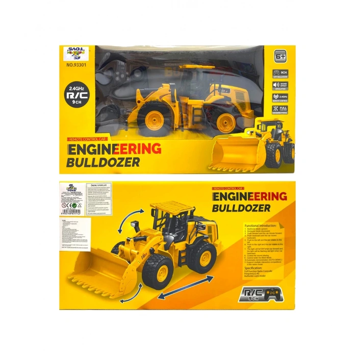 RC Şantiye Uzaktan Kumandalı Dozer Loader Yükleyici