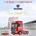 RC Şantiye | HUINA 1501 770S 1/18 19CH Scania RC Tır Çekicisi Kırmızı